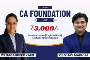 CA Foundation Crash </br>Law