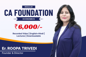 CA Foundation Regular </br> Economics