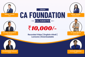CA Foundation Crash </br>All Subject
