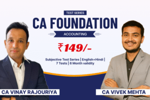 CA Foundation Accounts</br> Test Series