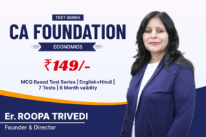 CA Foundation Economices<BR>Test Series
